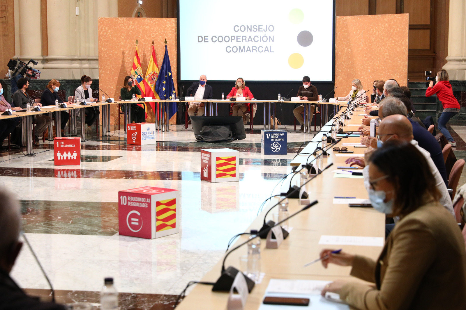 La Comarca de la Jacetania asiste a la reunión del Consejo de Cooperación Comarcal