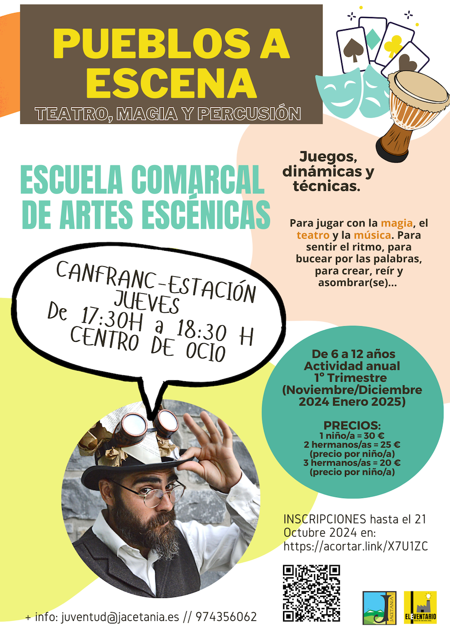 ¡La Escuela Comarcal de Artes Escénicas llega a Canfranc!