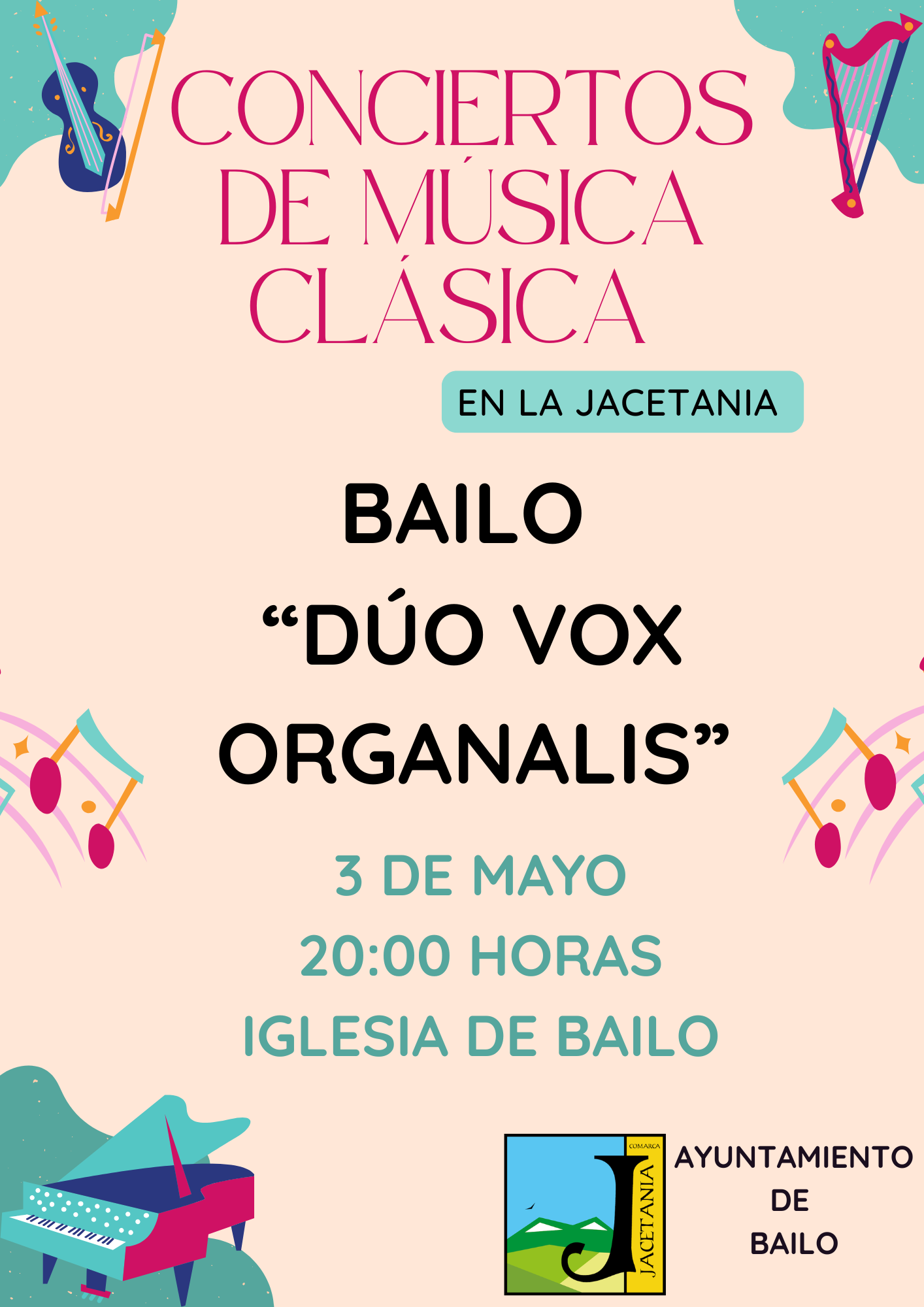 CONCIERTOS DE MÚSICA CLÁSICA EN LA JACETANIA. 