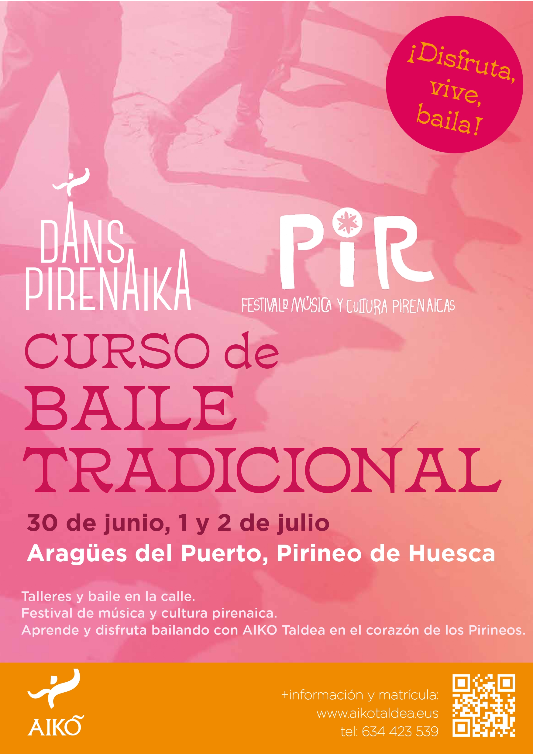 Danspirenaika enseñará a bailar en el Festival PIR