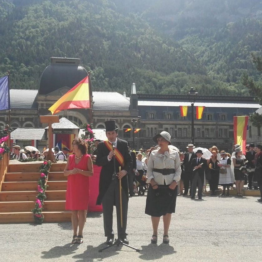 La Recreación Histórica de la Inauguración de la Estación de Canfranc, declarada Fiesta de Interés Turístico de Aragón