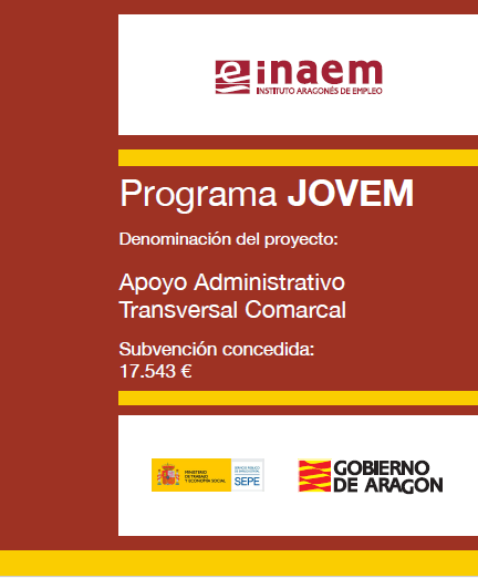 Nueva Incorporación de personal de apoyo administrativo transversal  a la comarca de la Jacetania 