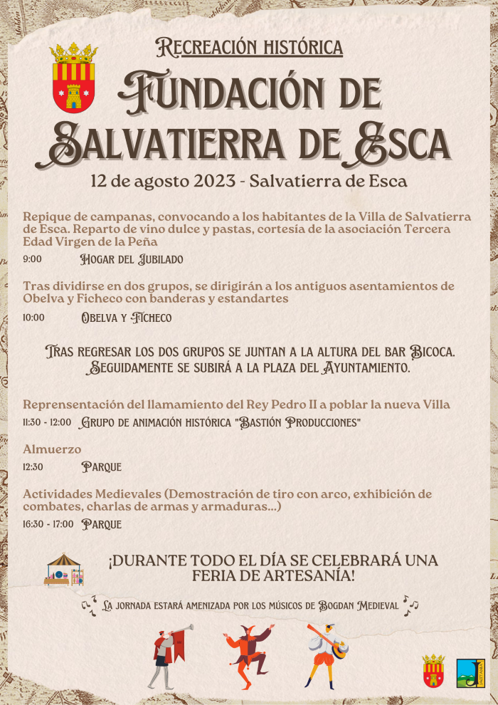 Salvatierra de Esca celebra la Recreación Histórica de su fundación
